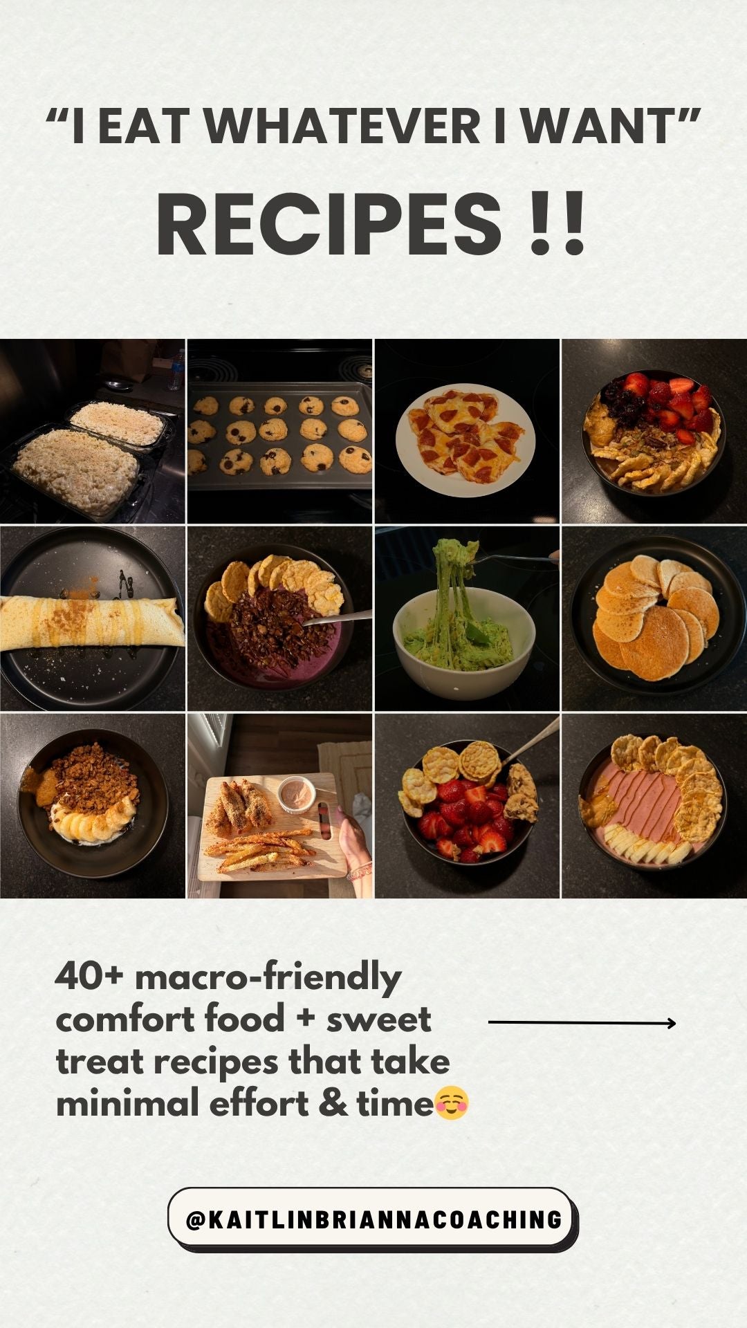 "I Eat Whatever I Want" Recipes